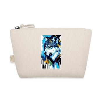 Wolf | Raubtier | Hund | Mystisch - Bio-Täschchen - Natur - Vorne