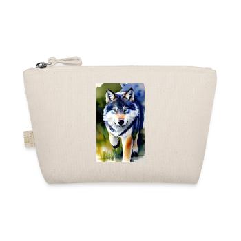 Wolf | Predator | Dog | Mystical - Organic Pouch - nature - Front
