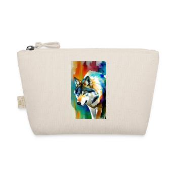 Wolf | Predator | Dog | Mystical - Organic Pouch - nature - Front