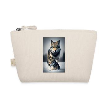 Wolf | Raubtier | Hund | Mystisch - Bio-Täschchen - Natur - Vorne