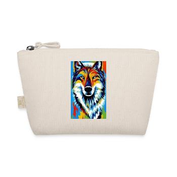 Wolf | Raubtier | Hund | Mystisch - Bio-Täschchen - Natur - Vorne