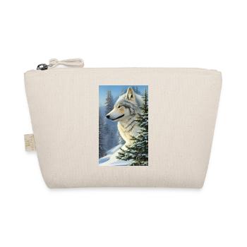 Wolf | Raubtier | Hund | Mystisch - Bio-Täschchen - Natur - Vorne