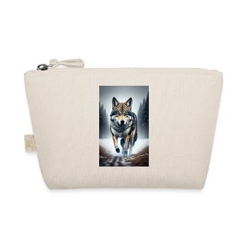 Wolf | Raubtier | Hund | Mystisch - Bio-Täschchen - Natur - Vorne