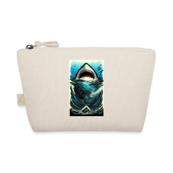 Shark | Great White Shark | Sea creature | Fish - Organic Pouch - nature - Front