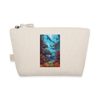Shark | Great White Shark | Sea creature | Fish - Organic Pouch - nature - Front