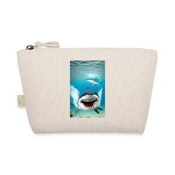 Shark | Great White Shark | Sea creature | Fish - Organic Pouch - nature - Front