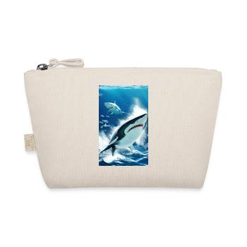 Shark | Great White Shark | Sea creature | Fish - Organic Pouch - nature - Front