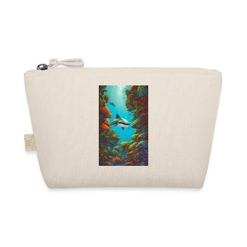 Shark | Great White Shark | Sea creature | Fish - Organic Pouch - nature - Front