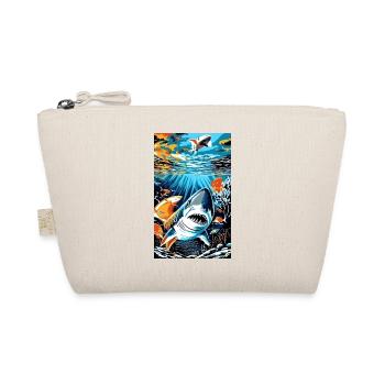 Shark | Great White Shark | Sea creature | Fish - Organic Pouch - nature - Front