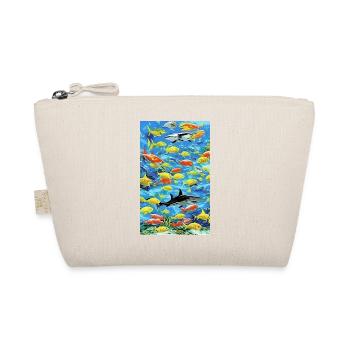 Shark | Great White Shark | Sea creature | Fish - Organic Pouch - nature - Front