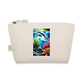 Shark | Great White Shark | Sea creature | Fish - Organic Pouch - nature - Front