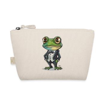 Tuxedo Frog - Organic Pouch - nature - Front