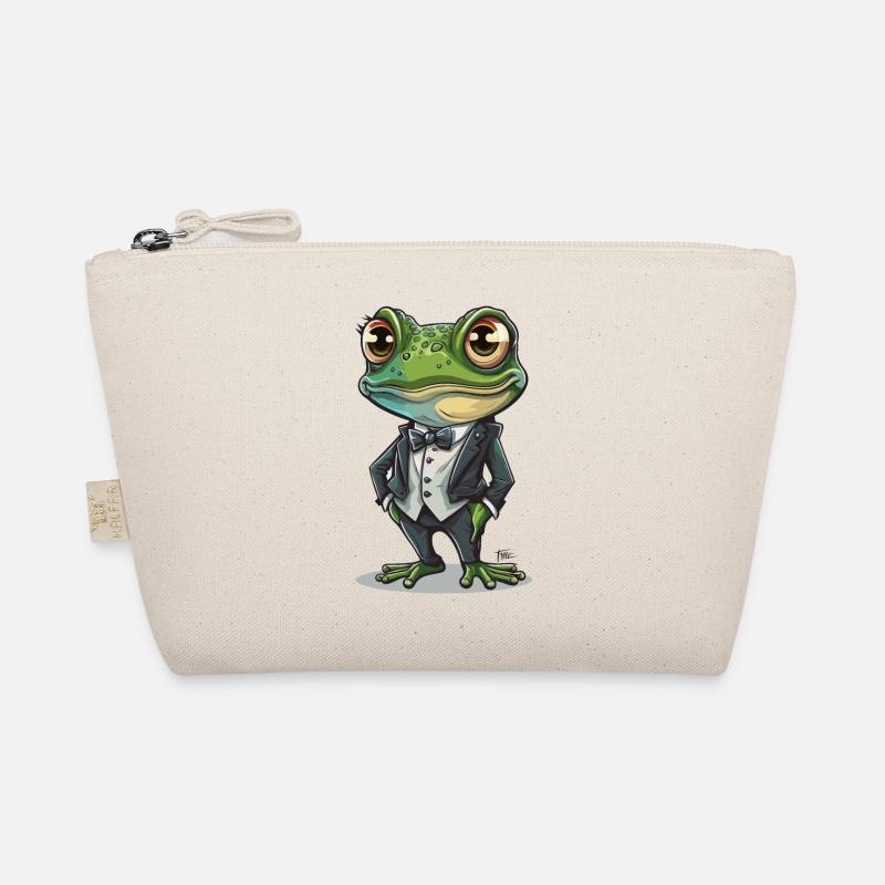 Tuxedo Frog Organic Pouch