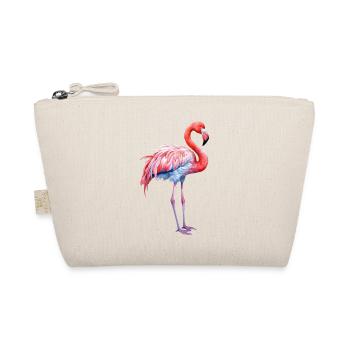 pink flamingo, summertime, vacation time, beach, sea - Organic Pouch - nature - Front