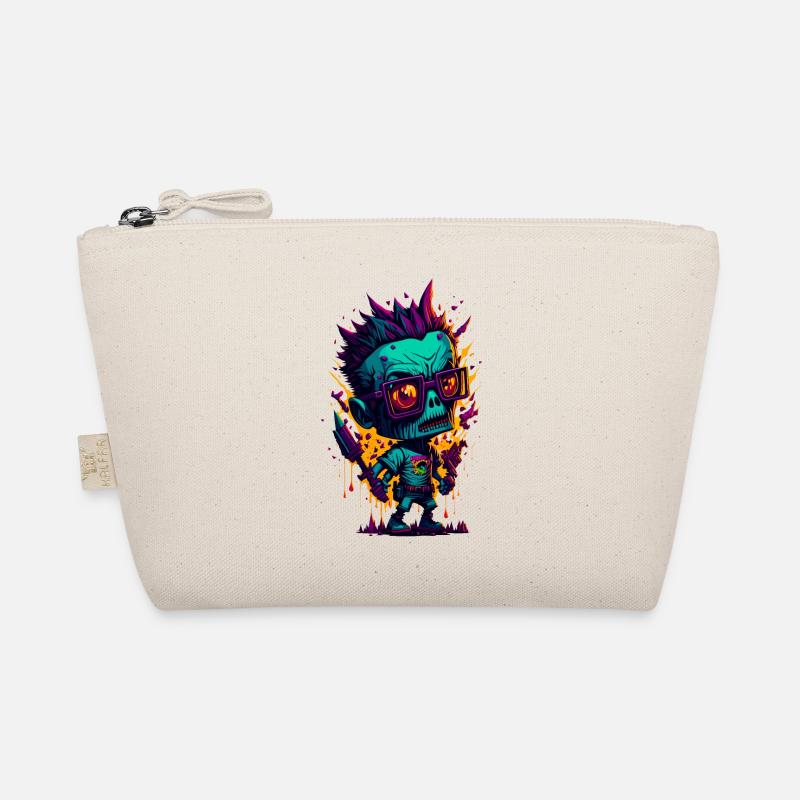 Bunter cooler Zombie Bio-Täschchen