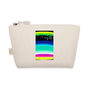 Farben | Bunt | Muster | gemustert | Farbverlauf - Bio-Täschchen - Natur - Vorne