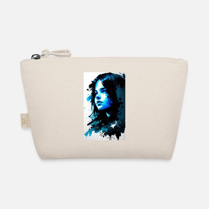 Frau | Gesicht | Mädchen | Anime Bio-Täschchen