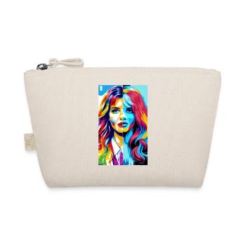 Woman | Face | Girls | Anime - Organic Pouch - nature - Front