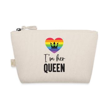 Mois de la fierté LGBT - Je suis sa reine - Trousse biologique - nature - Devant