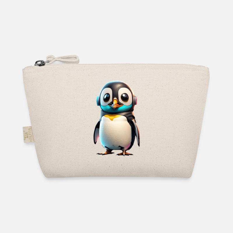 Roboter Pinguin Bio-Täschchen