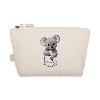 Câlin bébé koala dans la poche de poitrine - Trousse biologique - nature - Devant