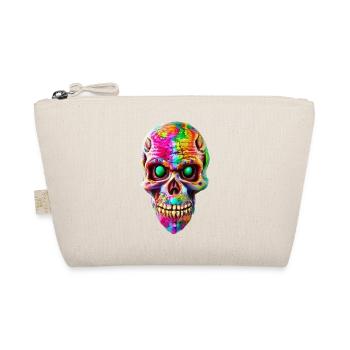 Scary Skull - Organic Pouch - nature - Front