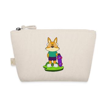 Fox Skater Skateboard - Organic Pouch - nature - Front