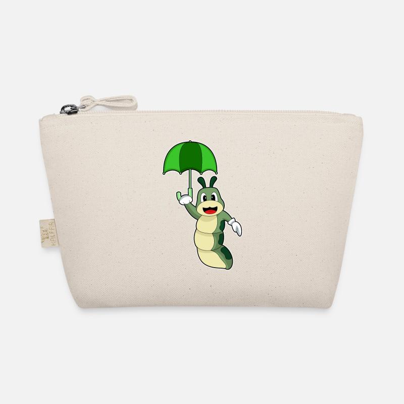 Raupe Regen Regenschirm Bio-Täschchen