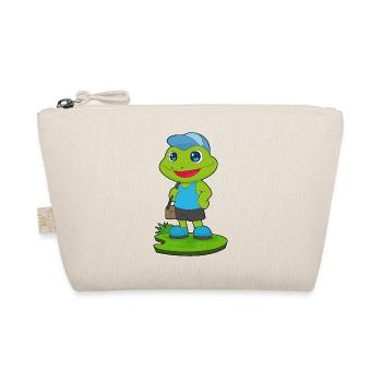 Frog Hiker Hiking Shoulder Bag - Organic Pouch - nature - Front