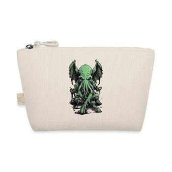 Slimy Halloween Cthulhu Tentacles Monster - Organic Pouch - nature - Front
