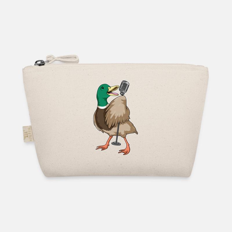 Duck Singer Microphone Music Organic Pouch