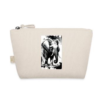 Elegant elephant pride - Organic Pouch - nature - Front