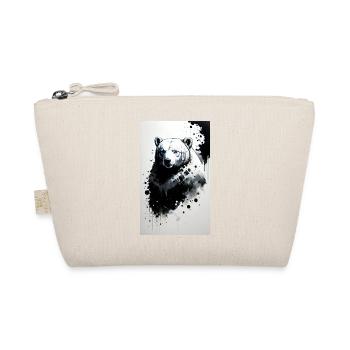 Strong as a bear: Your style, your ferocity - Organic Pouch - nature - Front