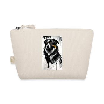 Dog love: elevate your style with cuteness - Organic Pouch - nature - Front