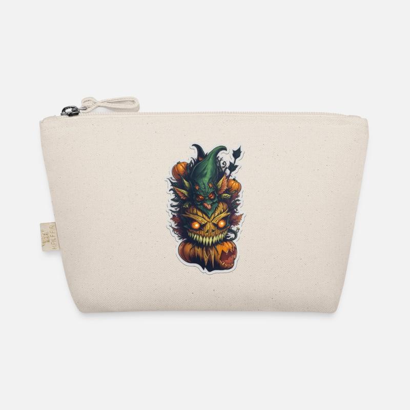 Helloween Pumpkin Monster Organic Pouch