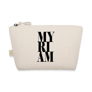 Myriam Surname First name Modern font Word Art - Organic Pouch - nature - Front