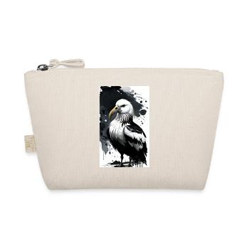 Graceful seagull on the horizon - Organic Pouch - nature - Front
