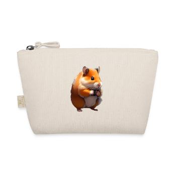 Hamster Artist - Organic Pouch - nature - Front