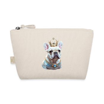 French Bulldog Head on Shirt's and Access - Organic Pouch - nature - Front