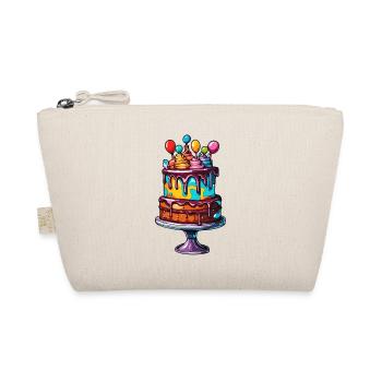 Birthday Cake / Cake / Happy Birthday / Cake - Organic Pouch - nature - Front