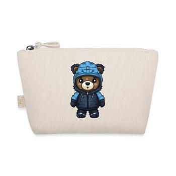 Bear Winter Comic - Organic Pouch - nature - Front