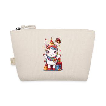 Magical Unicorn Christmas Magic Design - Organic Pouch - nature - Front