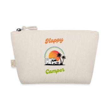 Happy Camper Farbig - Bio-Täschchen - Natur - Vorne