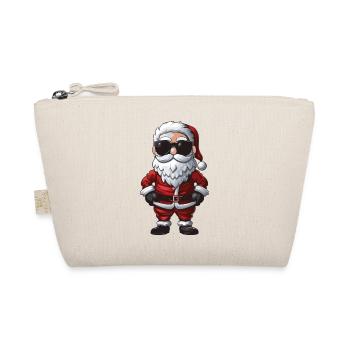 Santa Claus Comic Santa - Organic Pouch - nature - Front