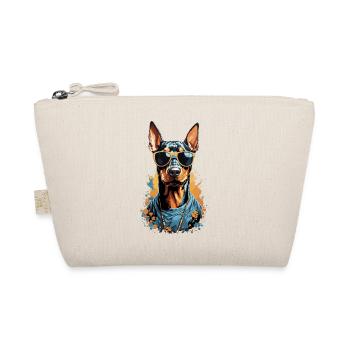 Doberman Dog Streetwear Aesthetic Design - Organic Pouch - nature - Front