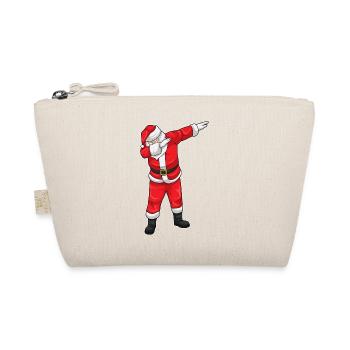 Weihnachtsmann Weihnachten Hip Hop Tanz - Bio-Täschchen - Natur - Vorne