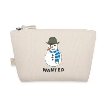 SNOWMAN WANTED 2 - Organic Pouch - nature - Front