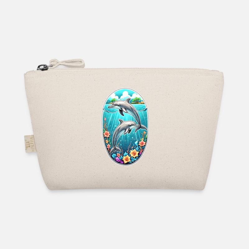 Dolphin & Ocean Organic Pouch