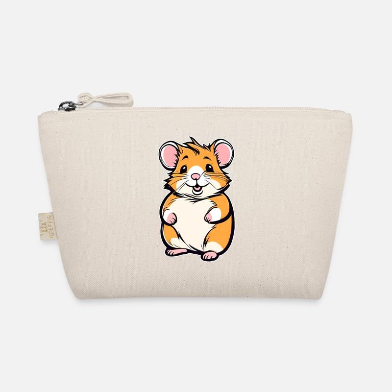 Niedlicher Gold Hamster Bio-Täschchen