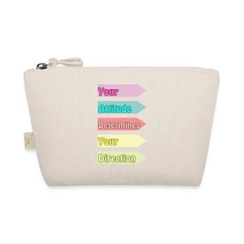 Your Attitude Determines Your Direction - Organic Pouch - nature - Front